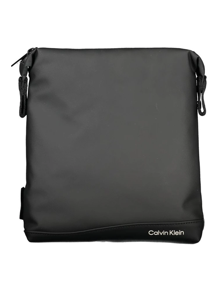 Black Polyester Shoulder Bag