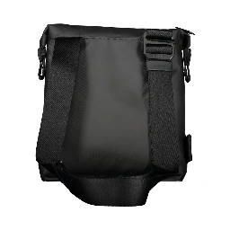Black Polyester Shoulder Bag