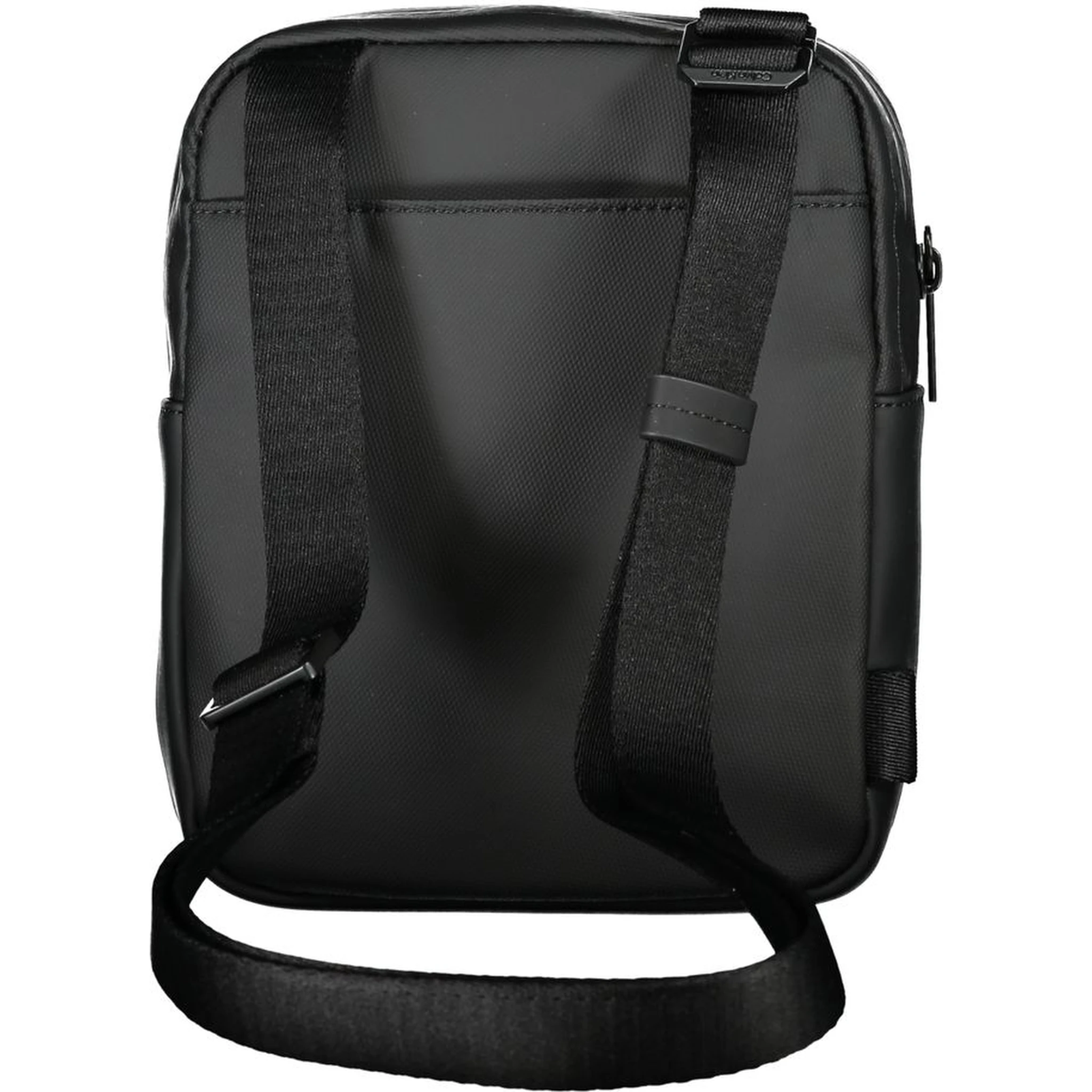 Black Polyester Shoulder Bag