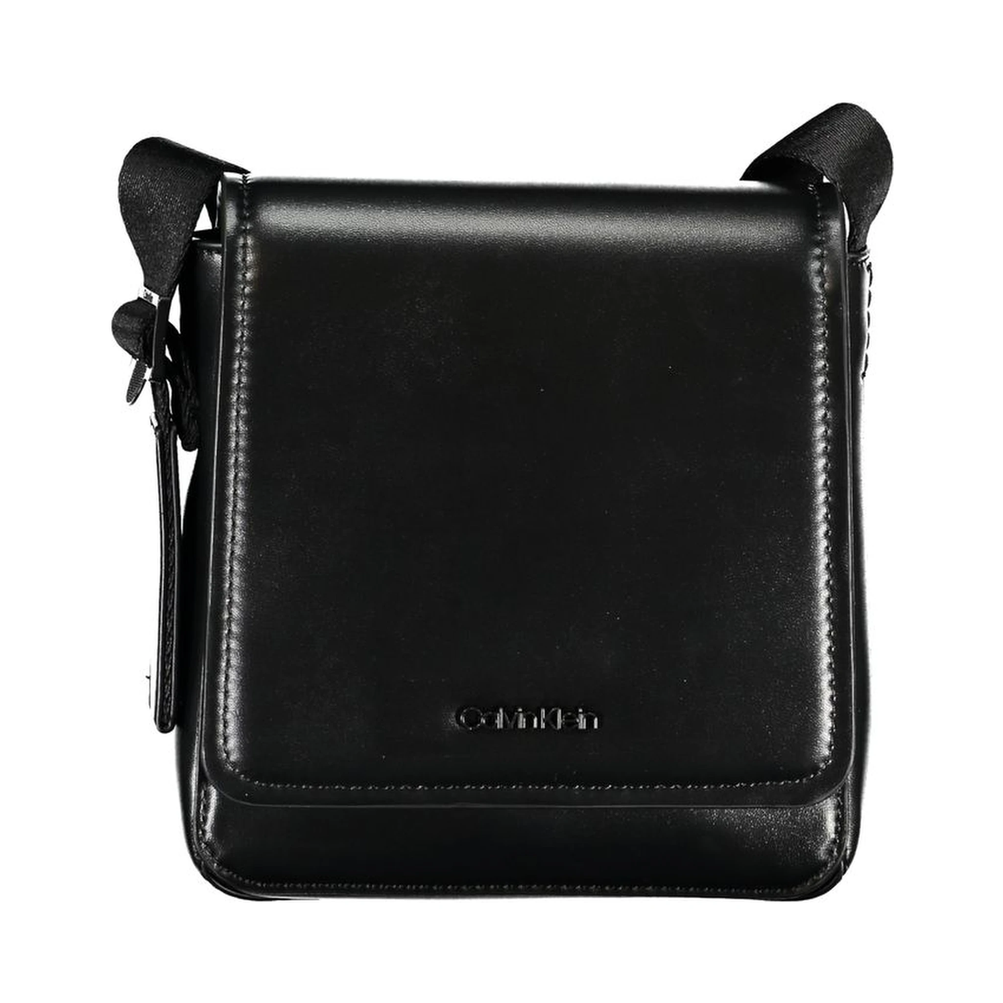 Black Polyester Shoulder Bag