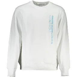 White Cotton Sweatshirt