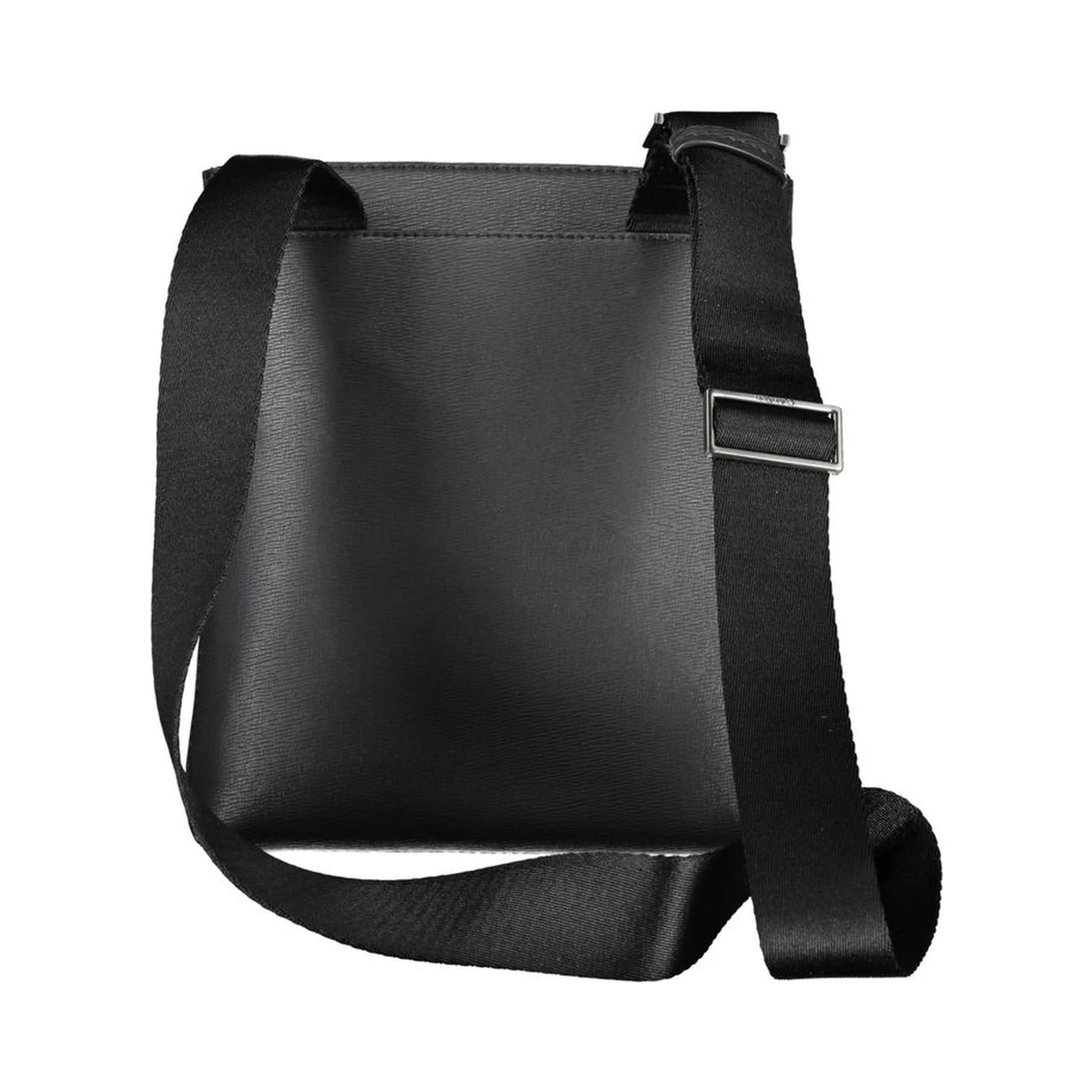 Black Polyester Shoulder Bag