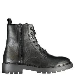 Black Polyester Ankle