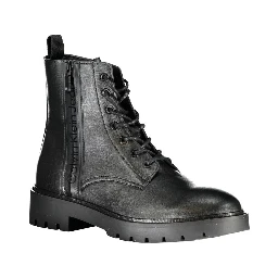 Black Polyester Ankle