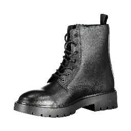 Black Polyester Ankle