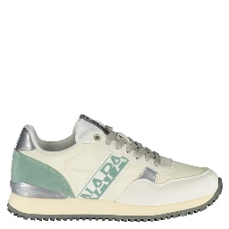 White Polyester Sneaker