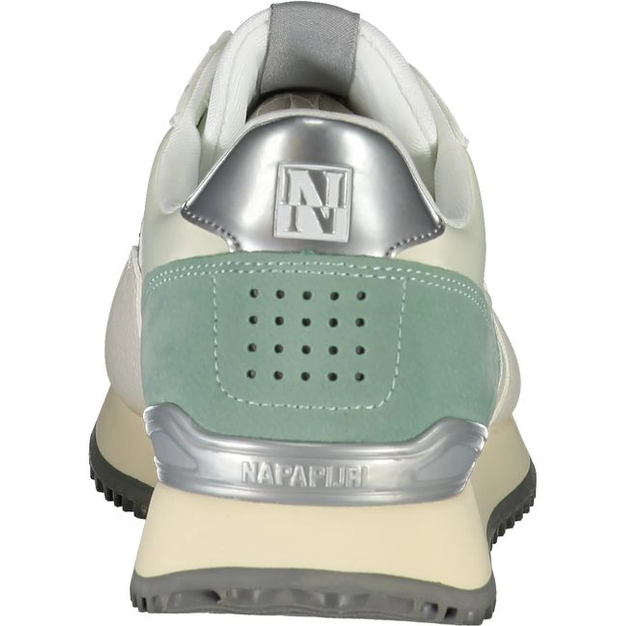 White Polyester Sneaker