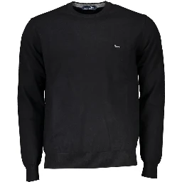 Black Cotton Sweater