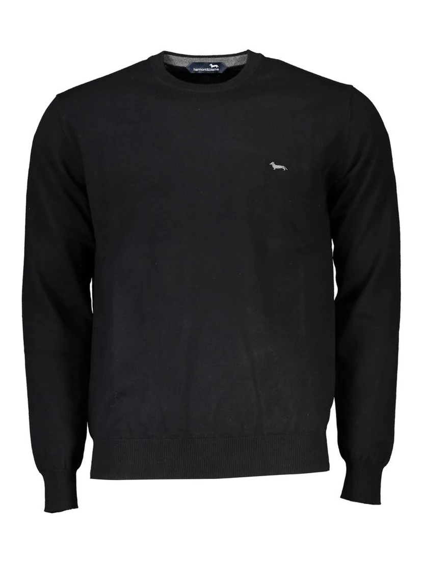 Black Cotton Sweater