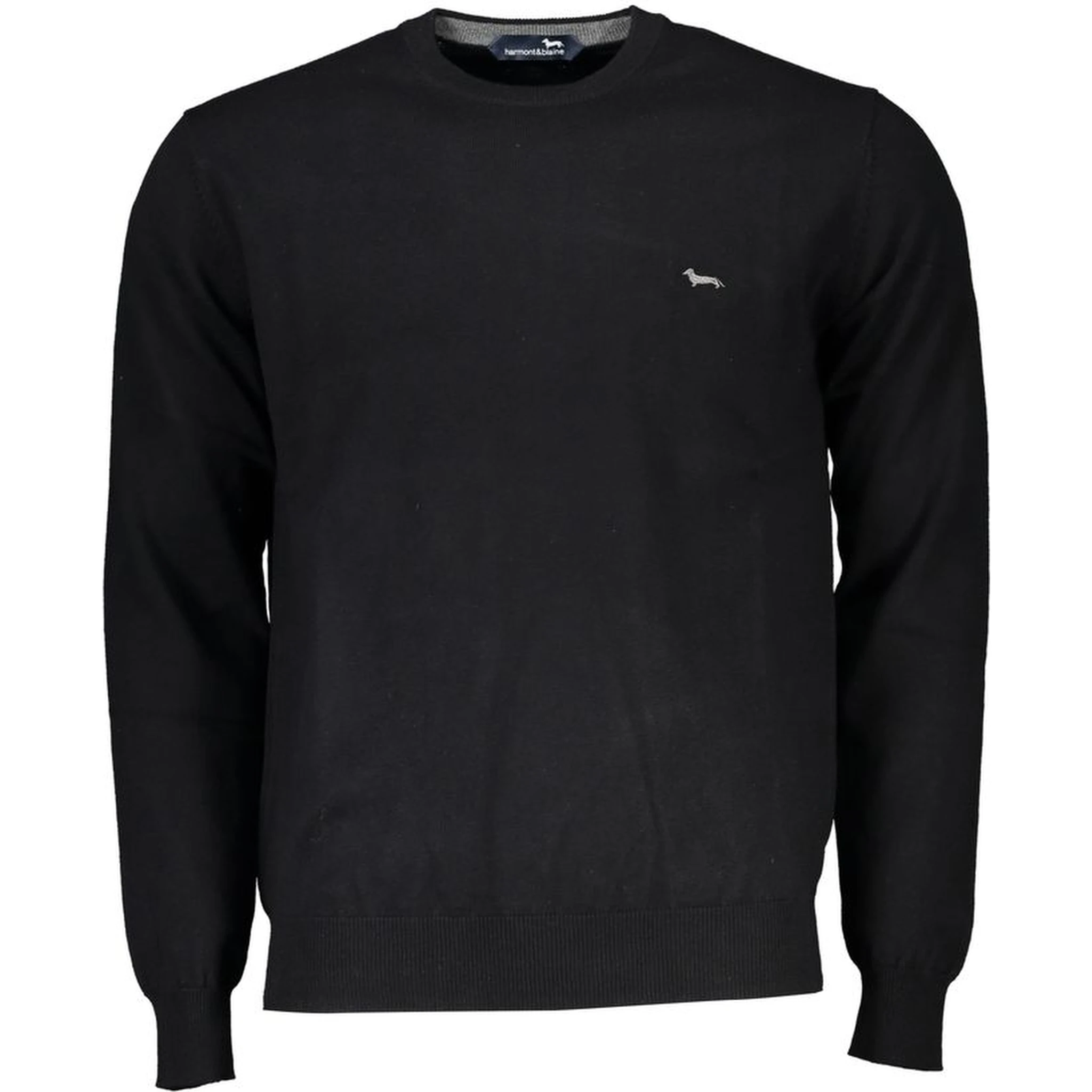 Black Cotton Sweater