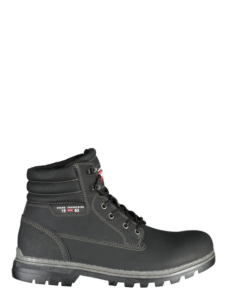 Black Polyester Ankle