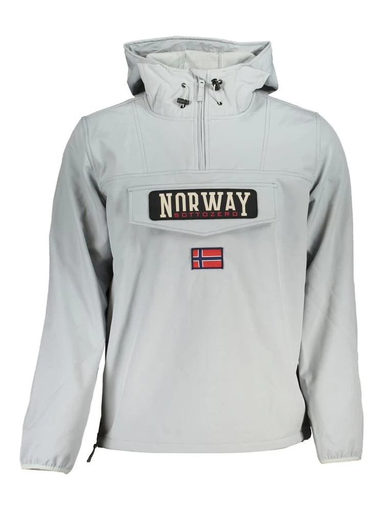 Gray Polyester Jackets & Coat