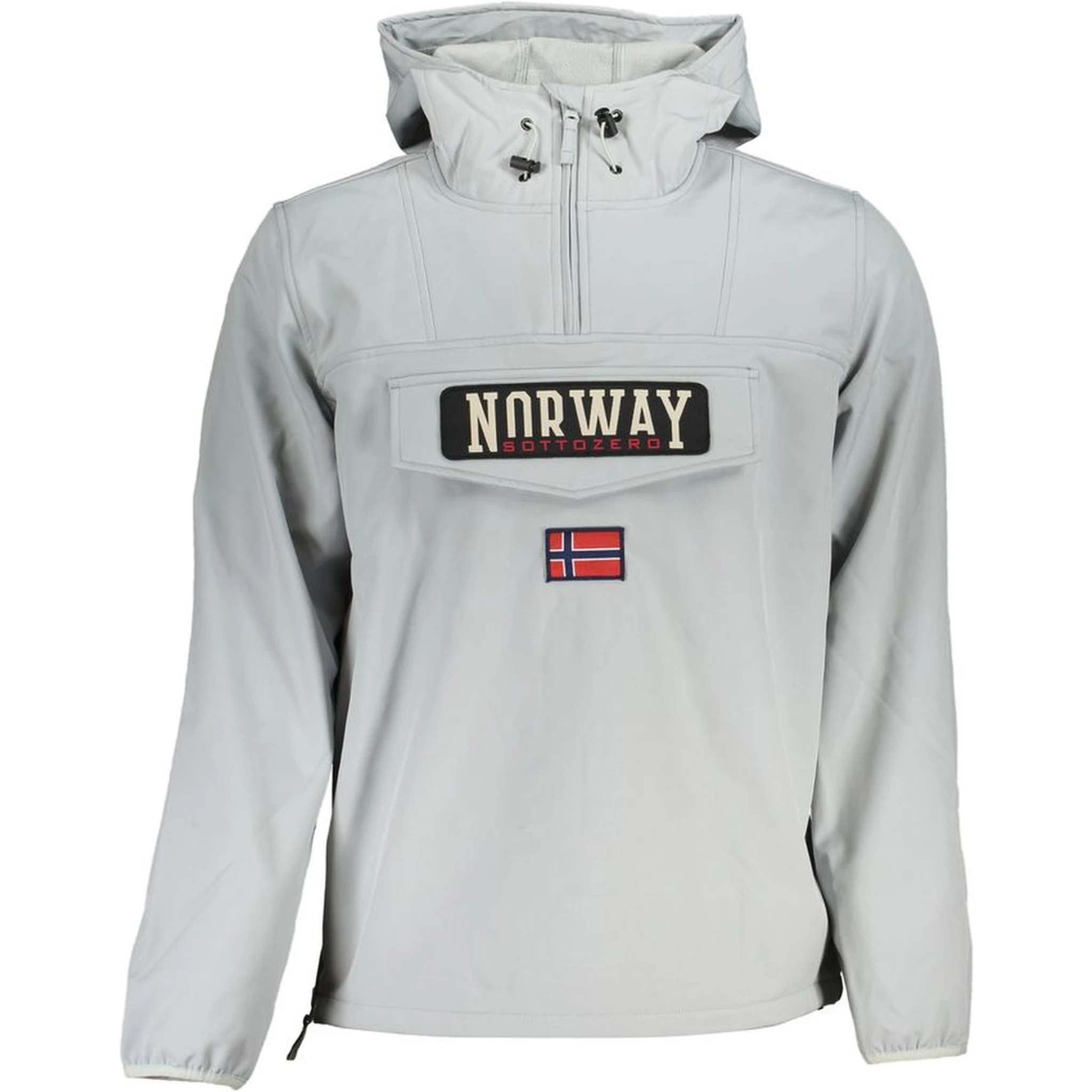 Gray Polyester Jackets & Coat