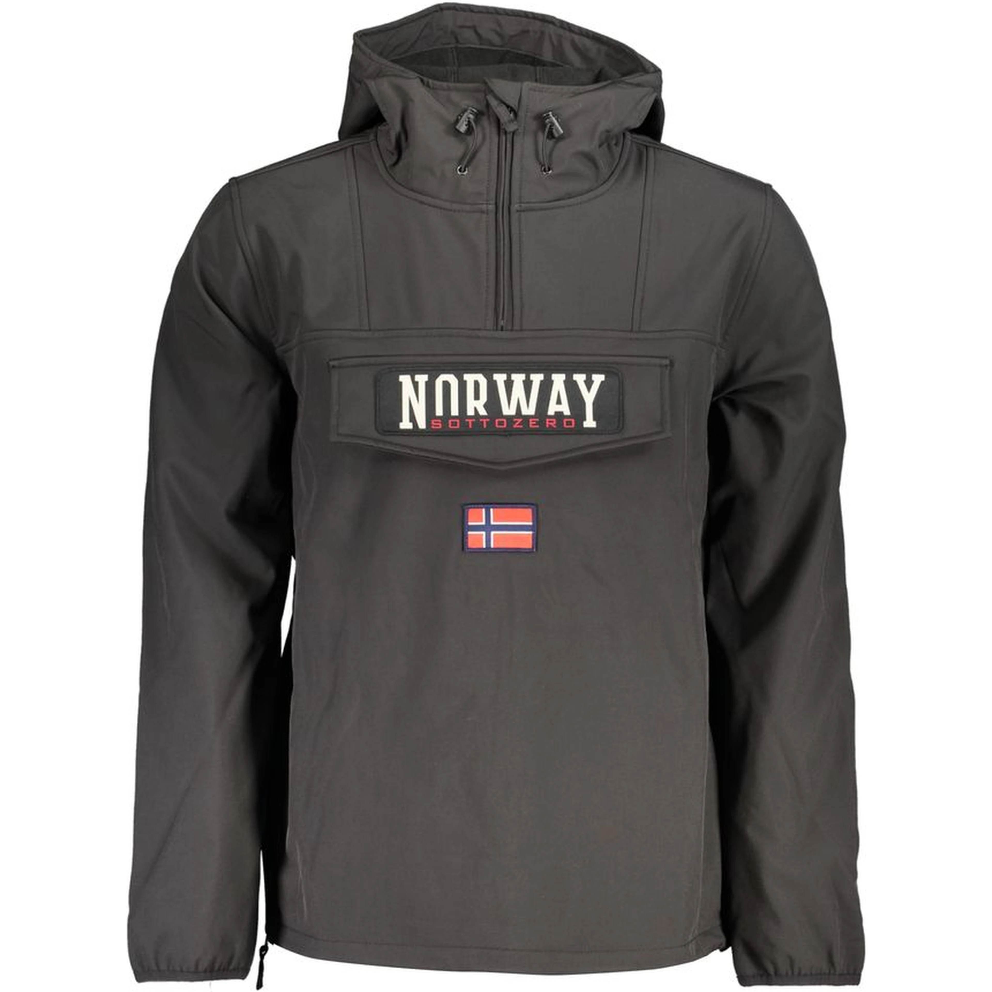 Black Polyester Jackets & Coat