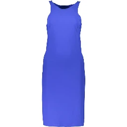 Blue Elastane Dress
