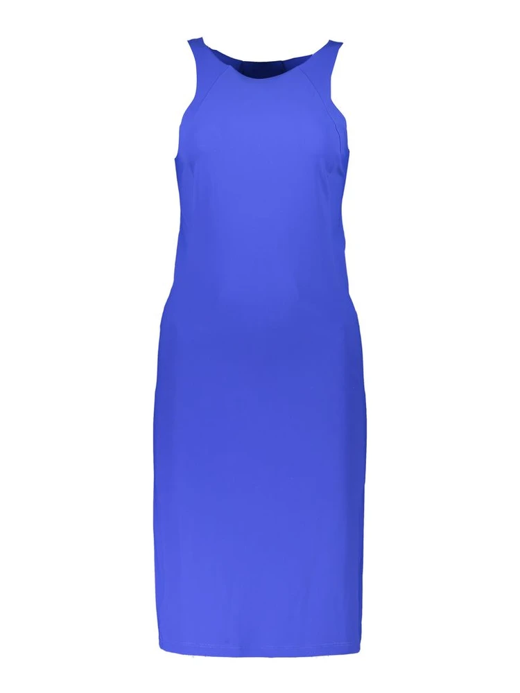 Blue Elastane Dress