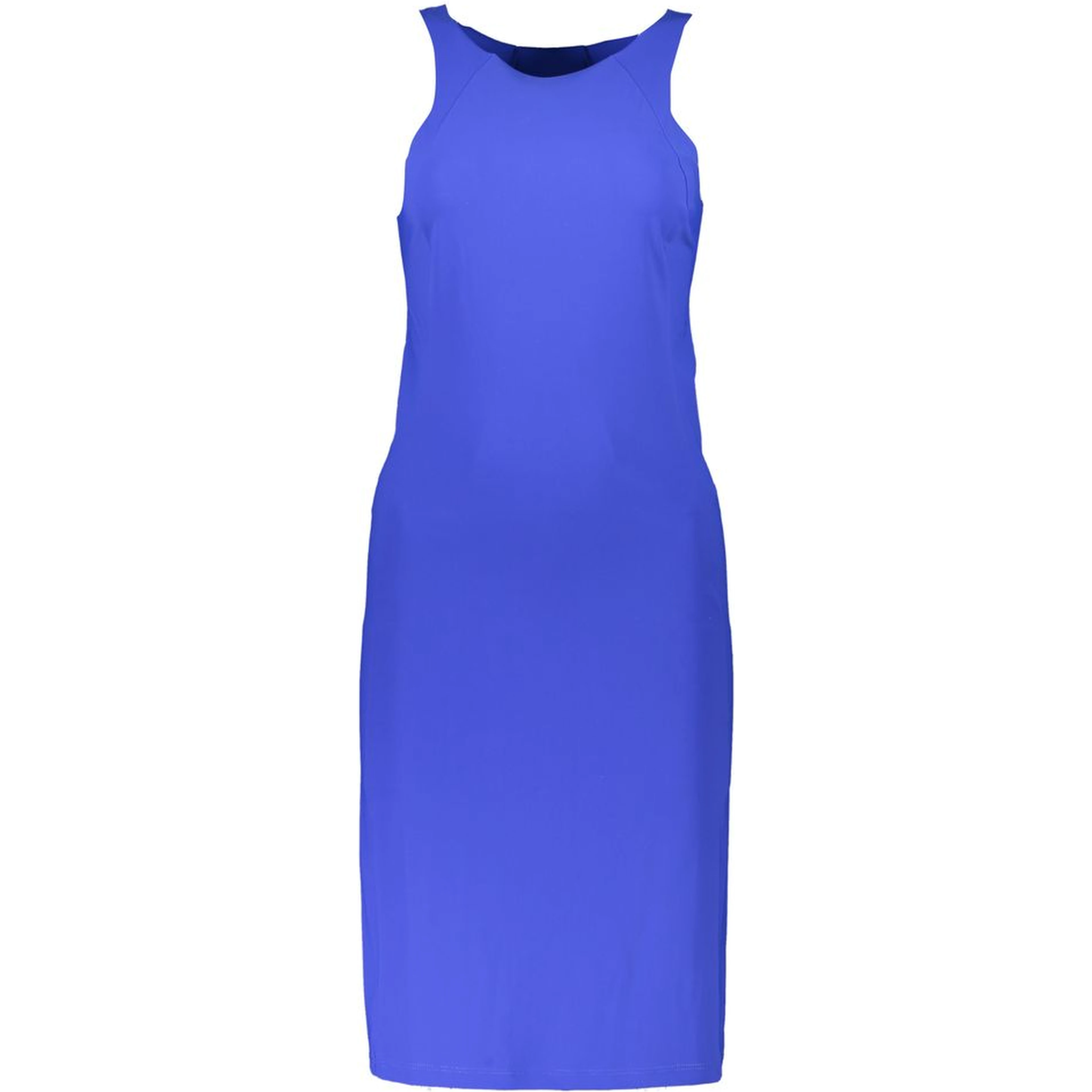 Blue Elastane Dress