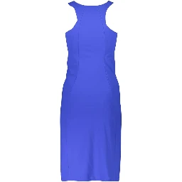 Blue Elastane Dress