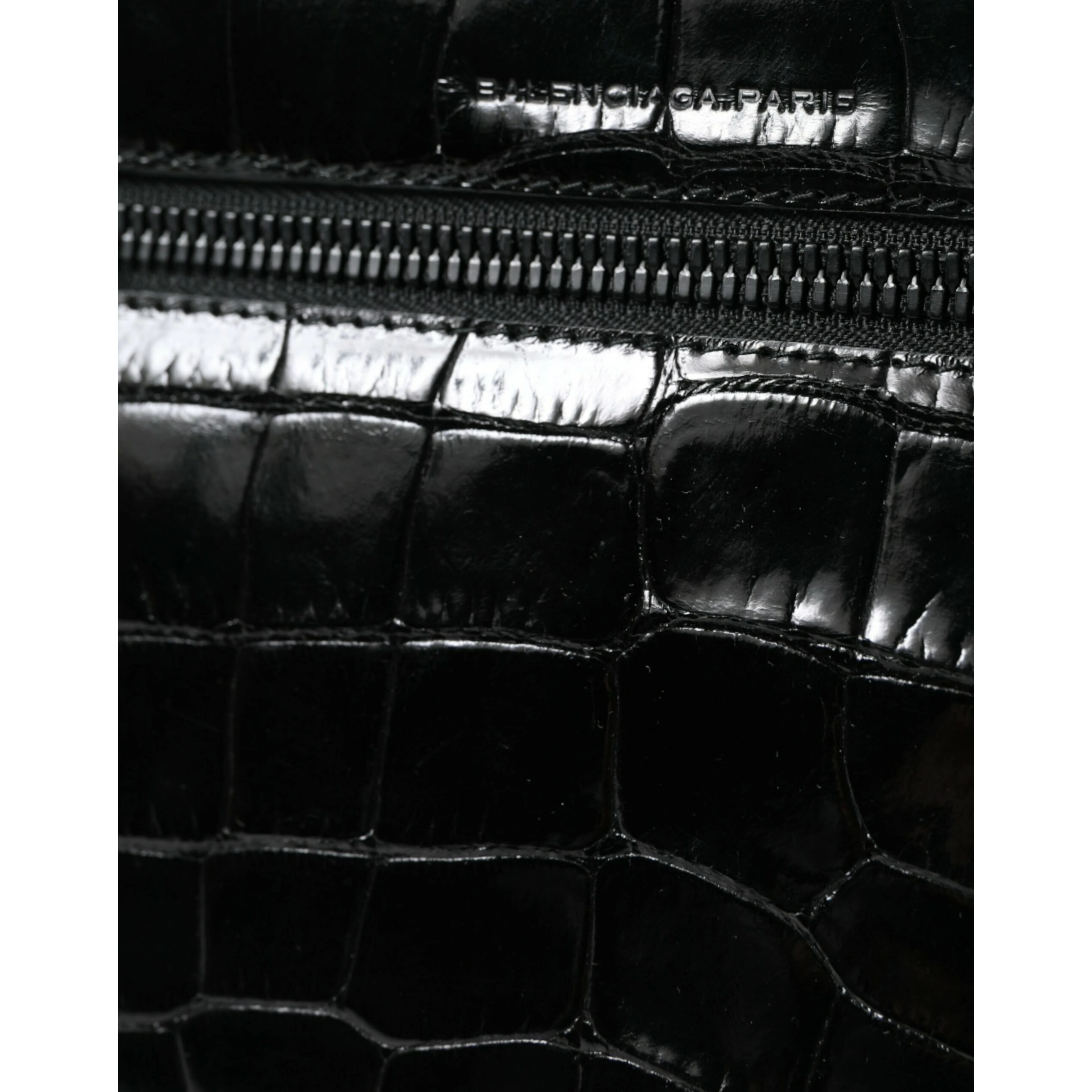Black Exotic Leather Shoulder Crossbody Camera Bag