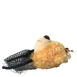 Brown Teddy Bear Gold Crystal Crown Hair Band Diadem