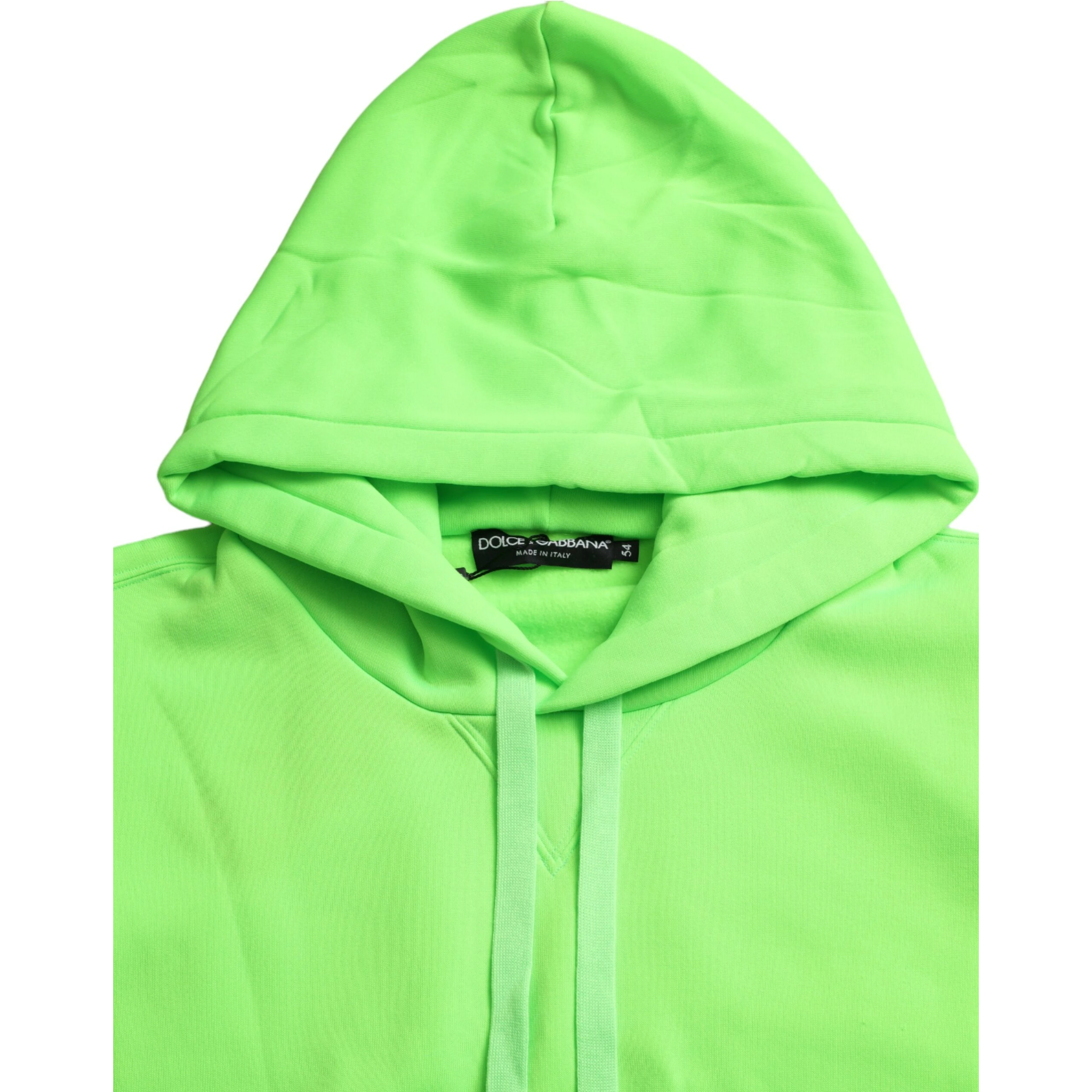 Neon Green Hooded Top Pullover Sweater