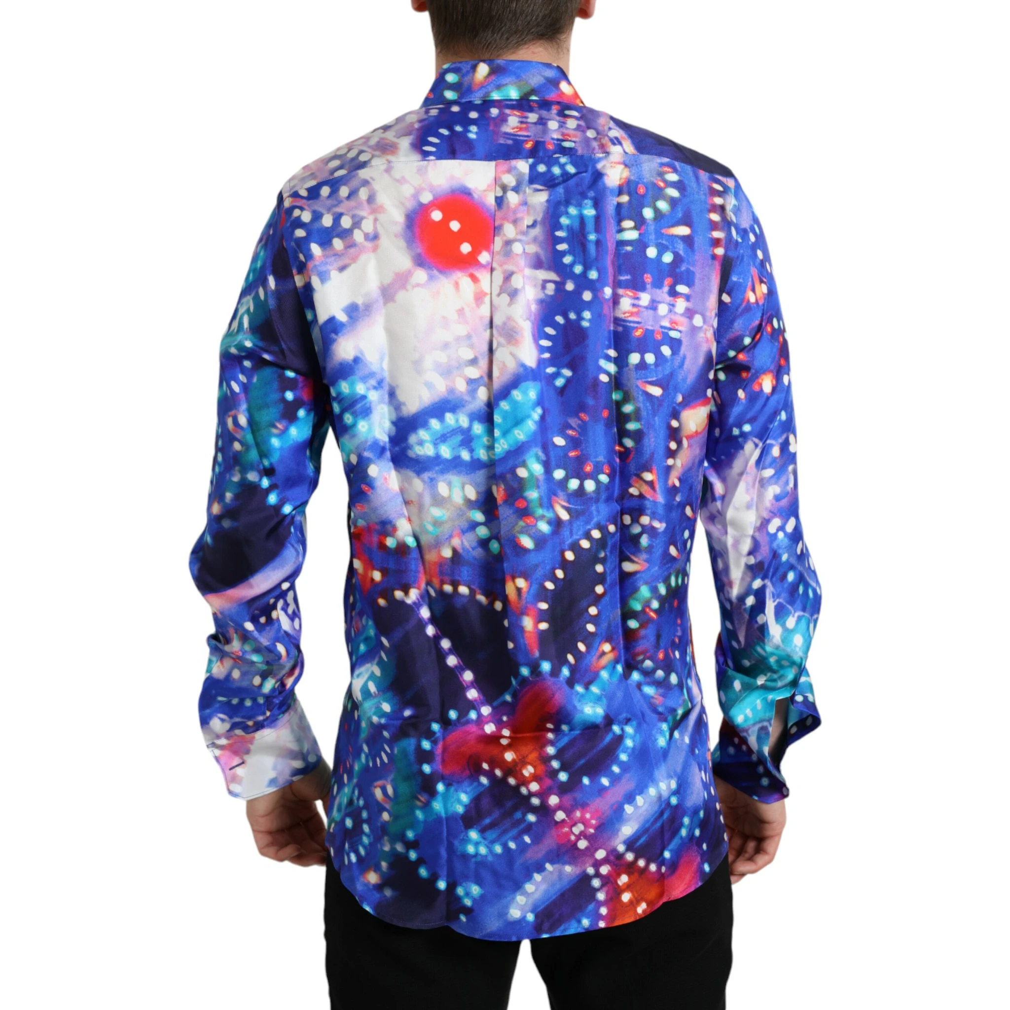 Purple Luminarie Silk Slim MARTINI Shirt