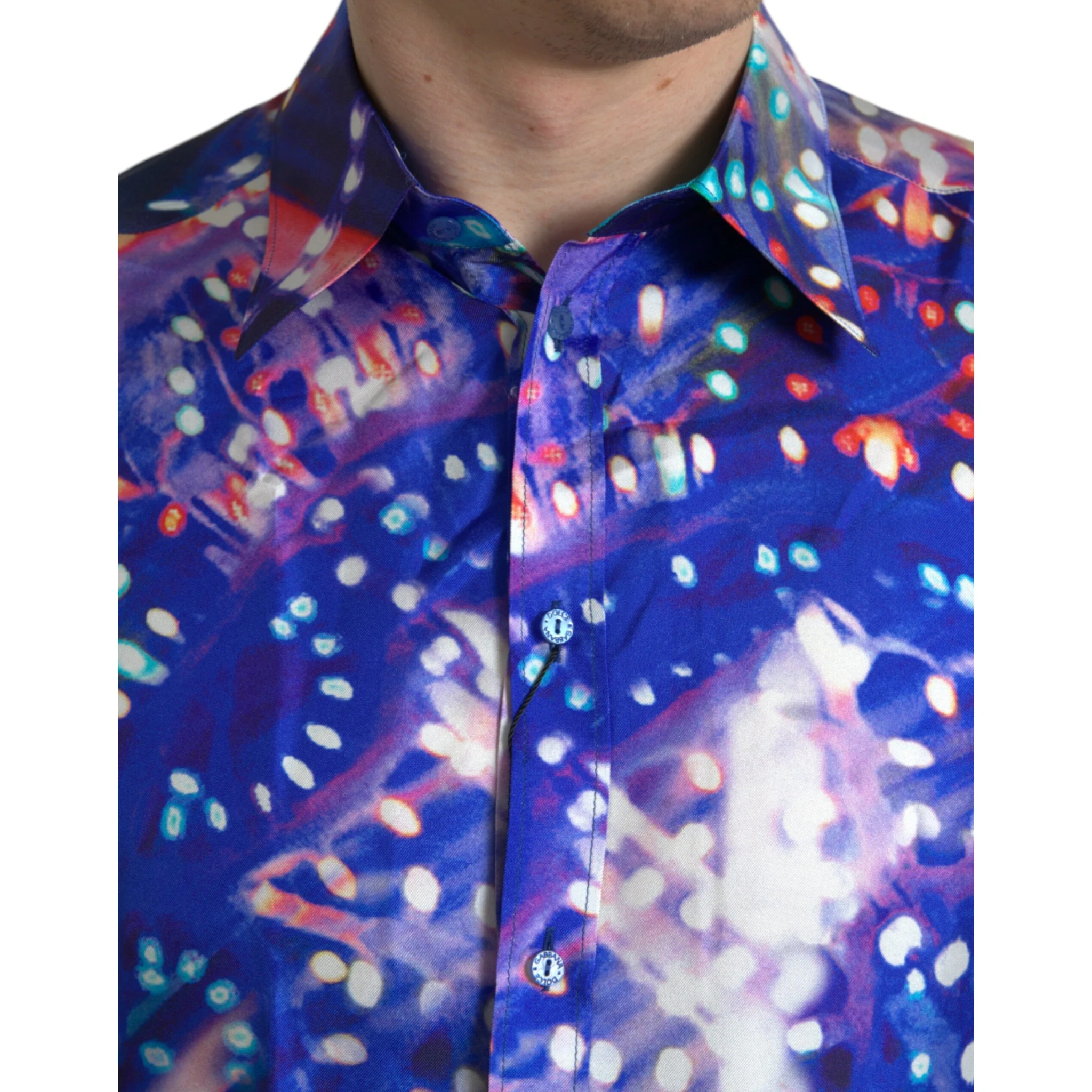 Purple Luminarie Silk Slim MARTINI Shirt