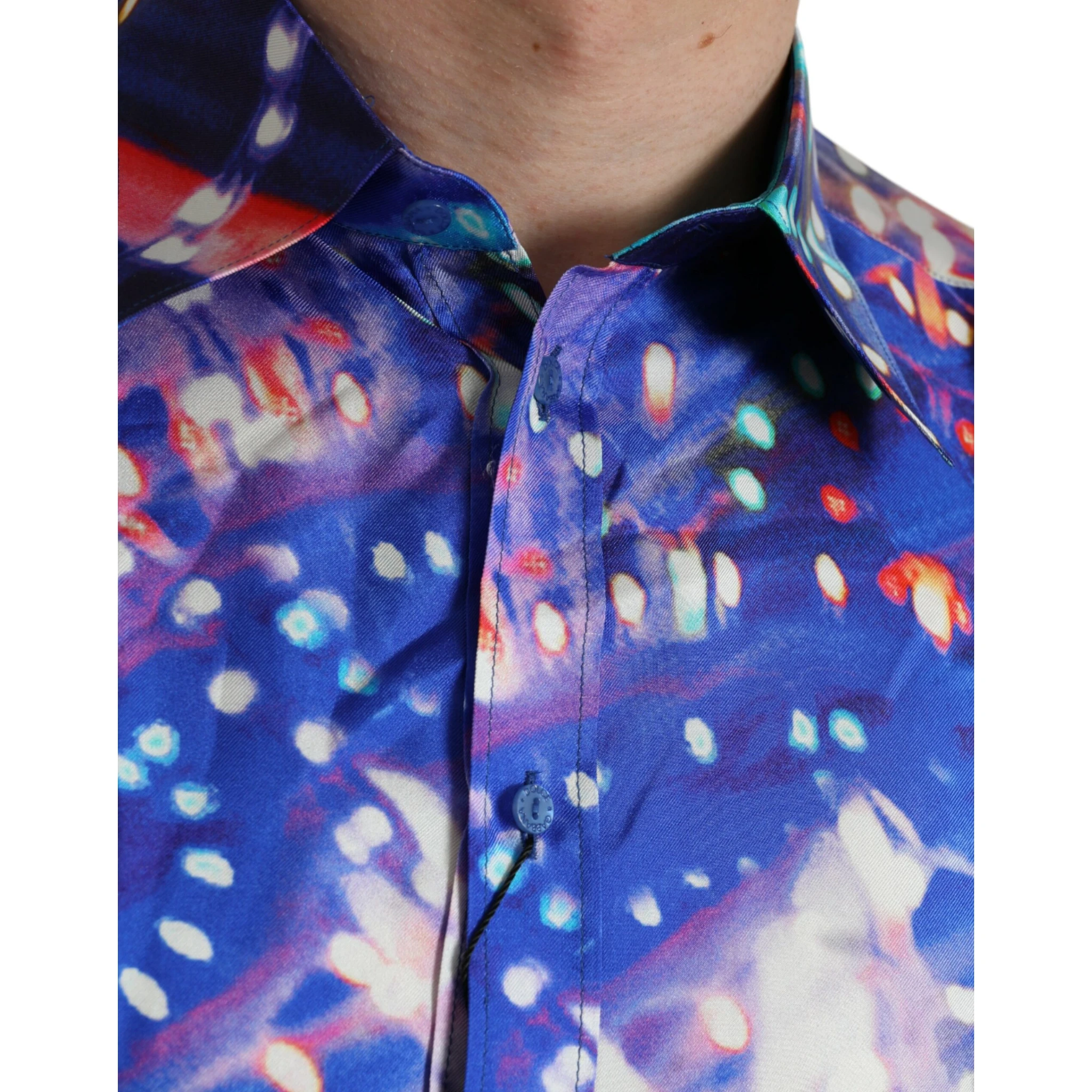 Purple Luminarie Silk Slim MARTINI Shirt