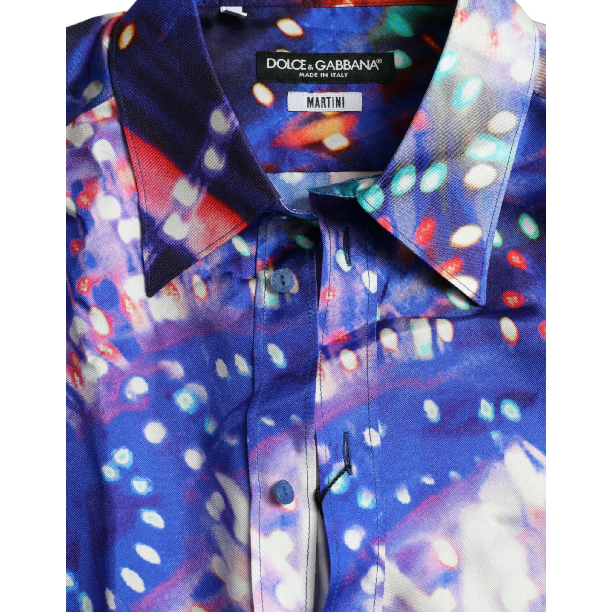 Purple Luminarie Silk Slim MARTINI Shirt