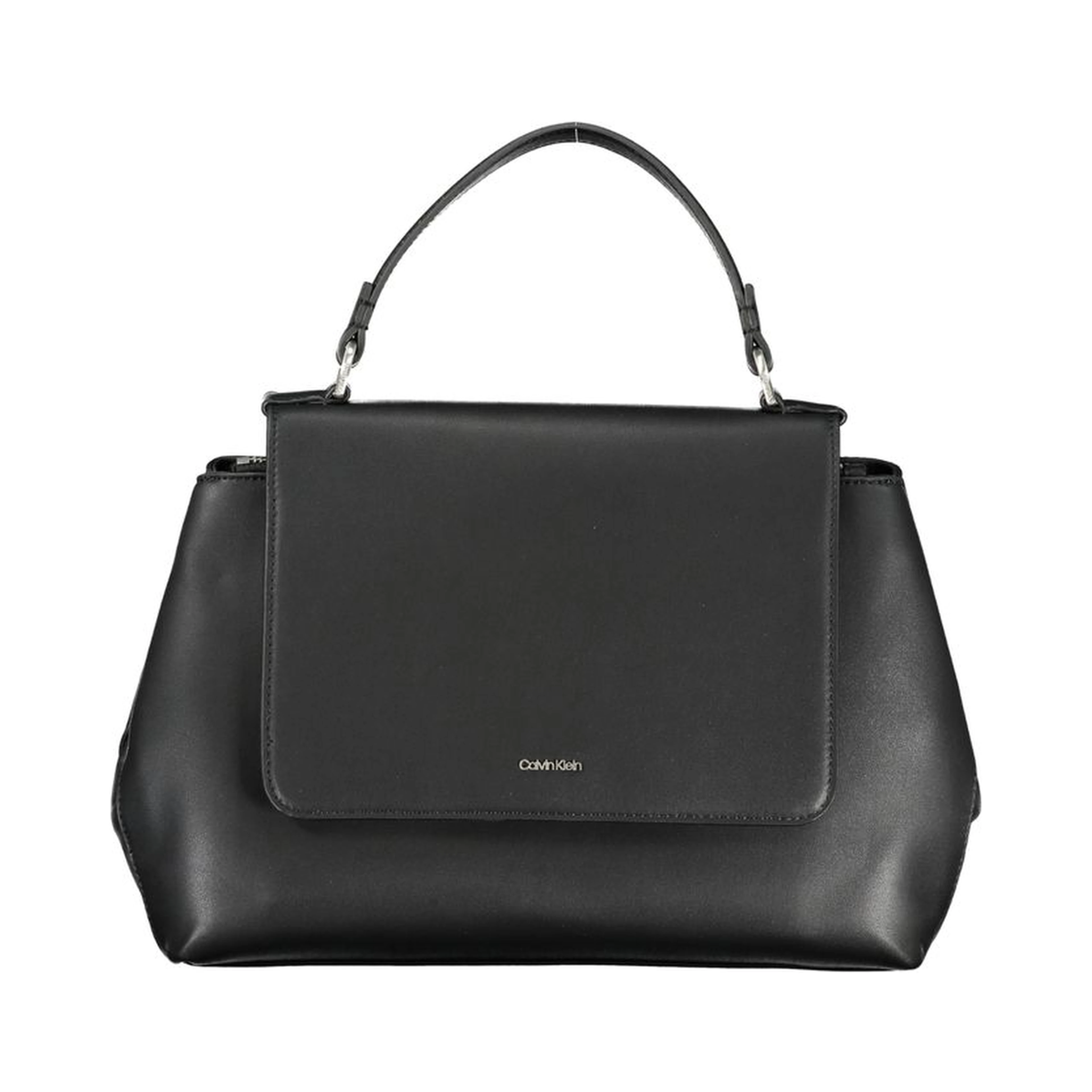 Black Polyester Women's Handbag