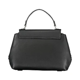 Black Polyester Handbag