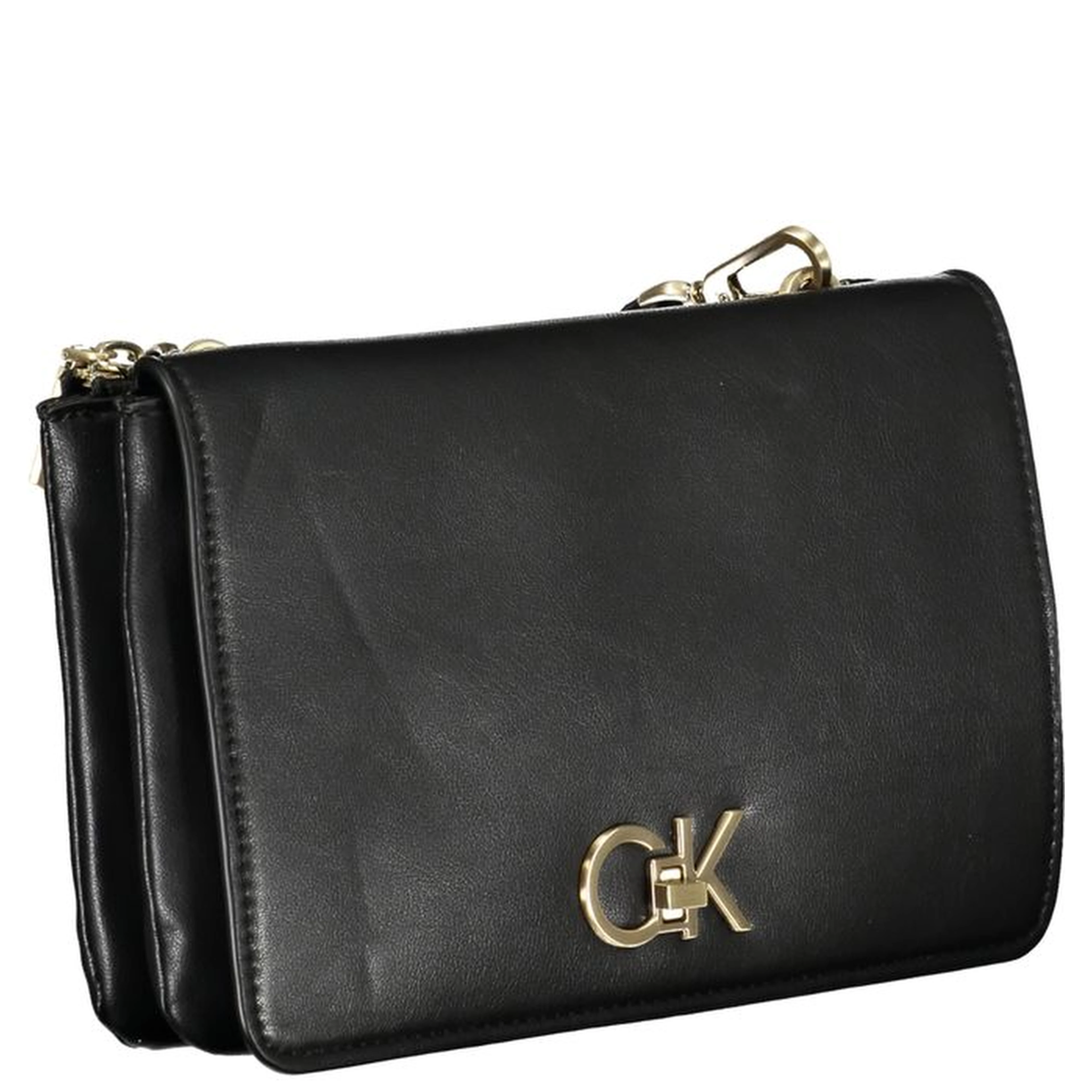 Black Polyester Handbag
