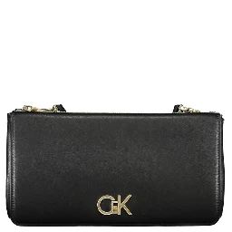 Black Polyester Handbag