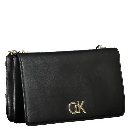 Black Polyester Handbag