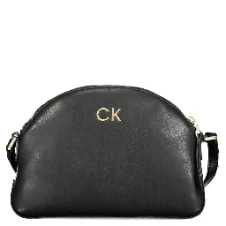 Black Polyester Handbag