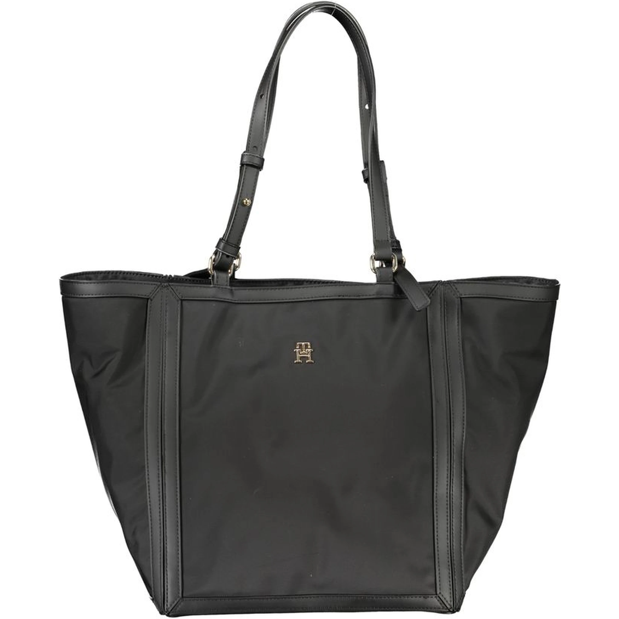 Black Polyester Handbag