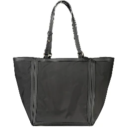Black Polyester Handbag