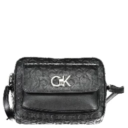 Black Polyester Handbag