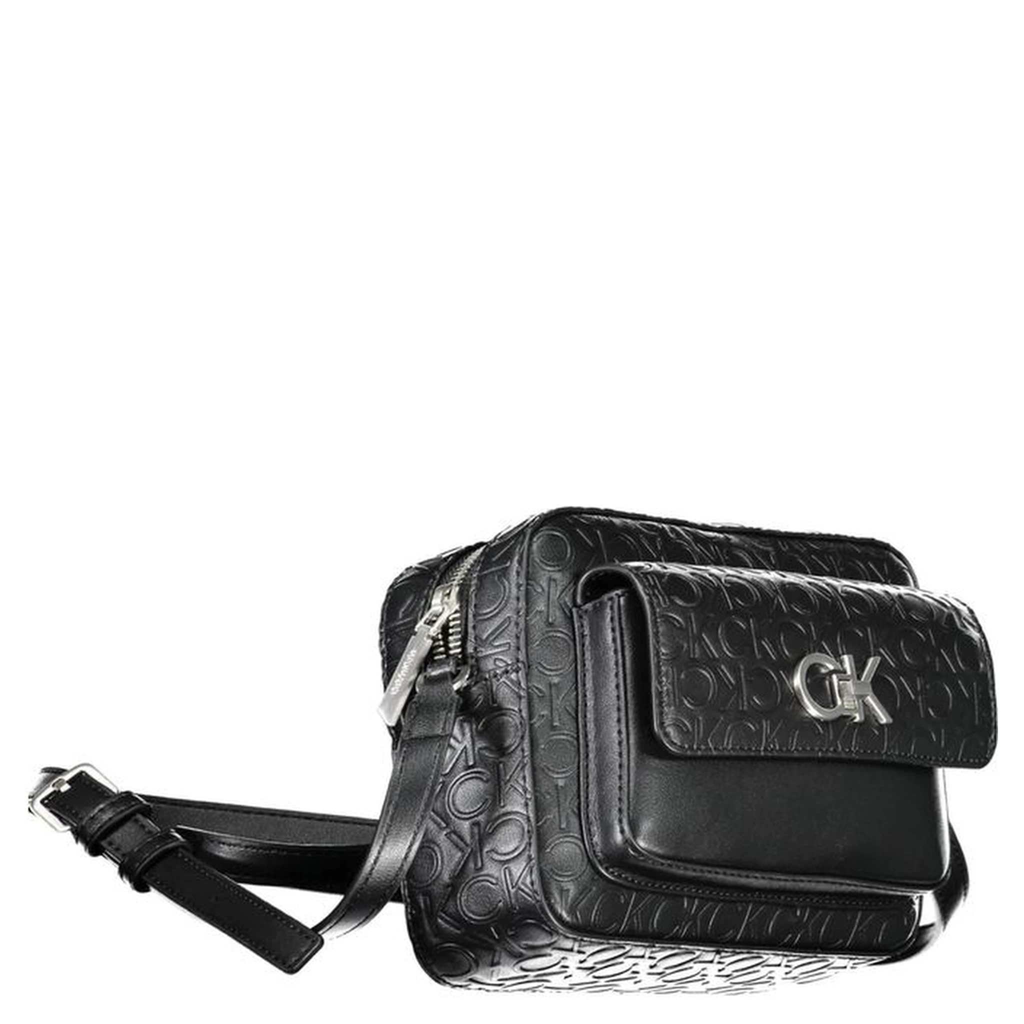 Black Polyester Handbag
