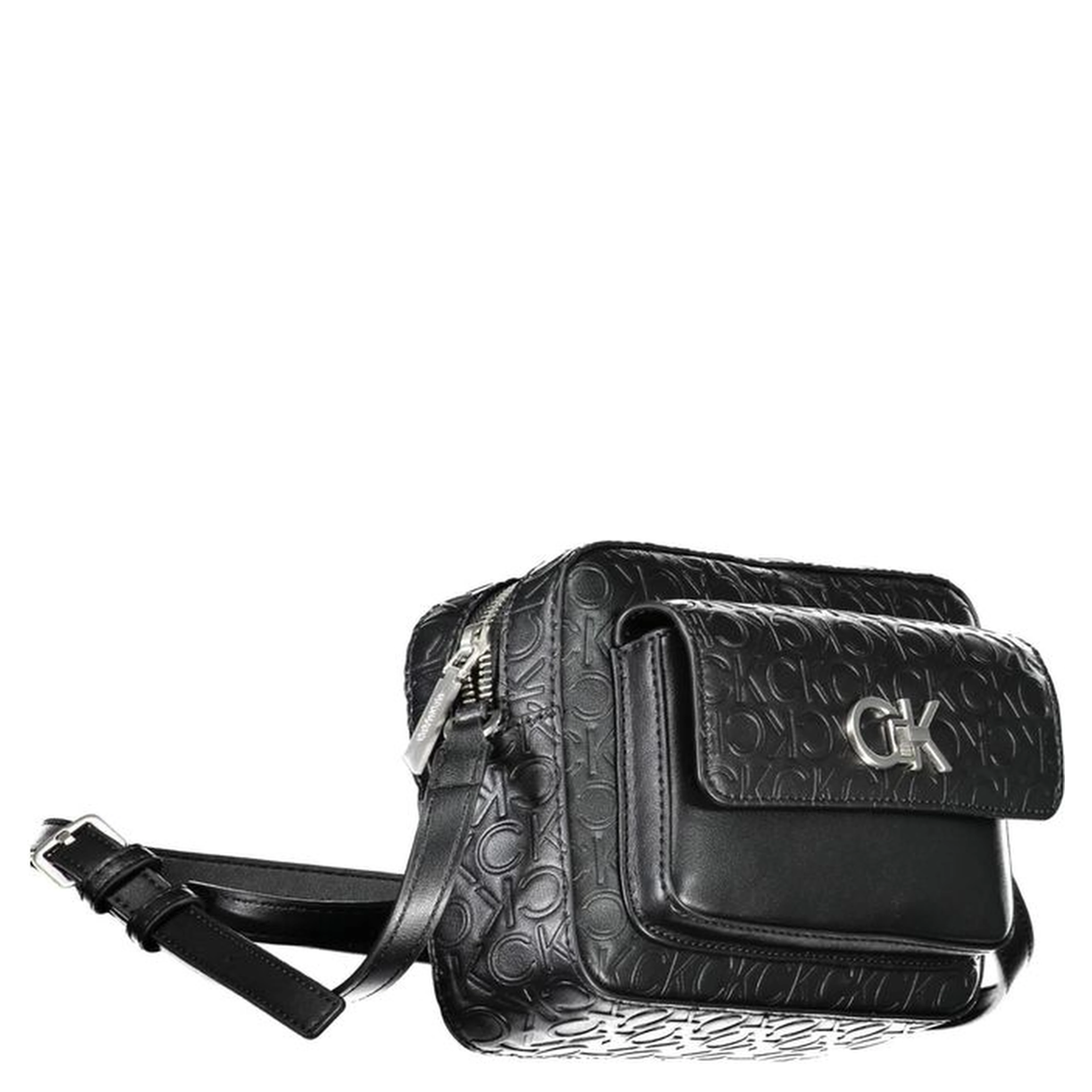 Black Polyester Handbag