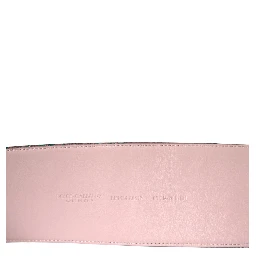 Multicolor Floral Jacquard Lurex Gold Buckle Belt