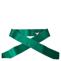 Green Silk Satin Waist Women Belt