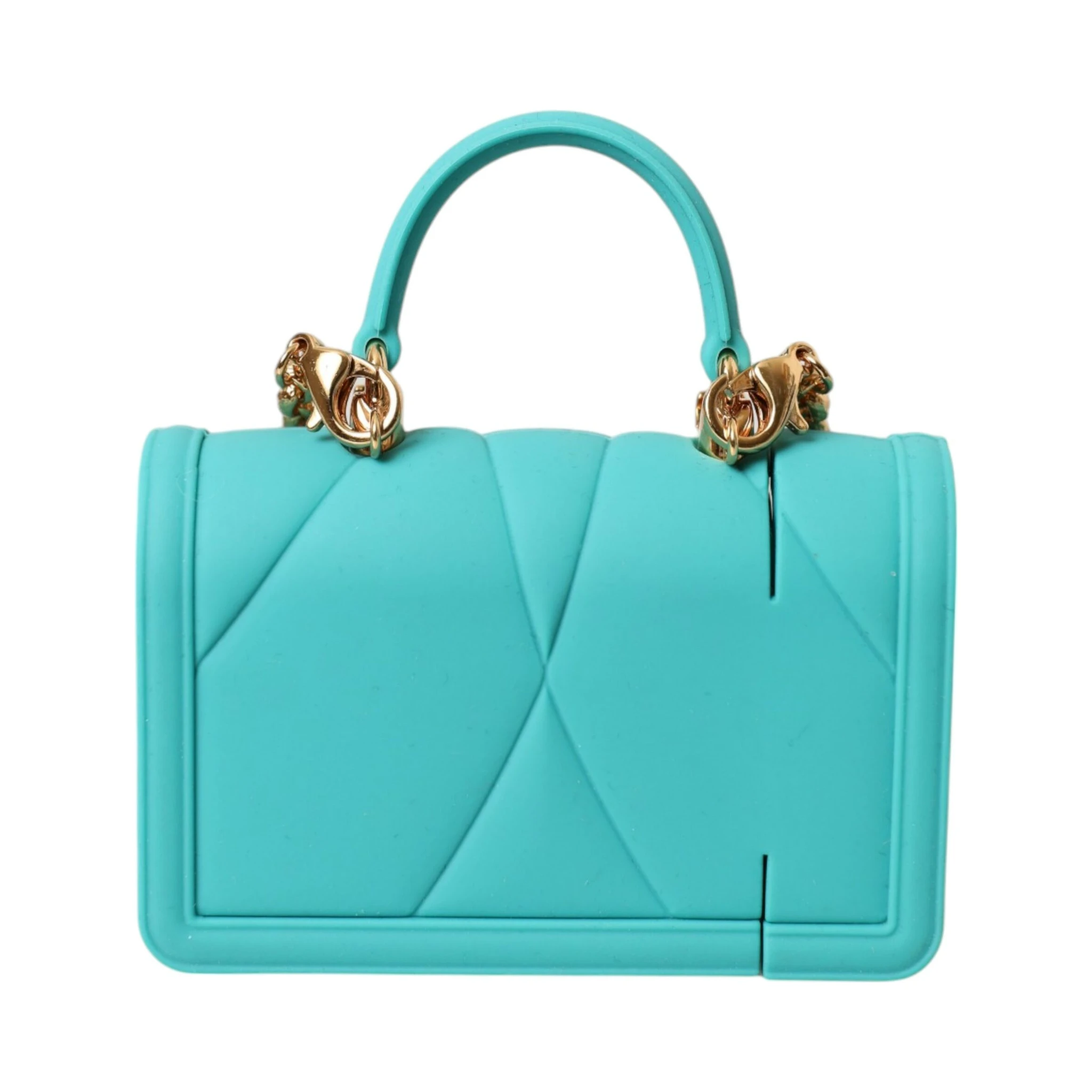 Turquoise Silicone Devotion Heart Cover Bag Airpods Case