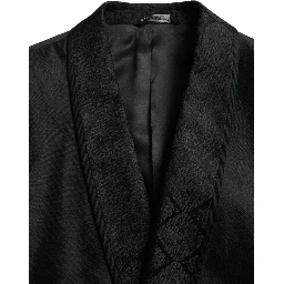 Black MARTINI Single Breasted Coat Blazer