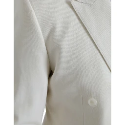 White Wool MARTINI Double Breasted Blazer