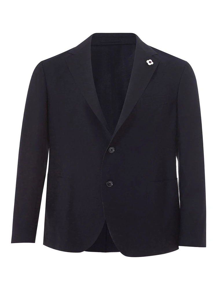 Blue Cotton Blazer