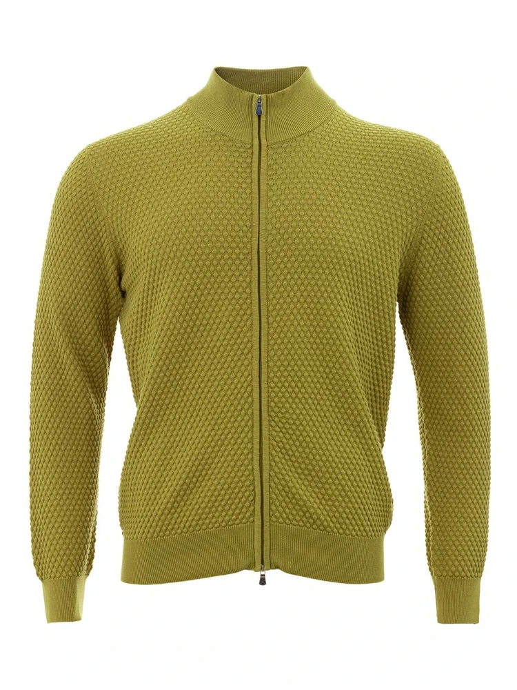 Yellow Cotton Cardigan