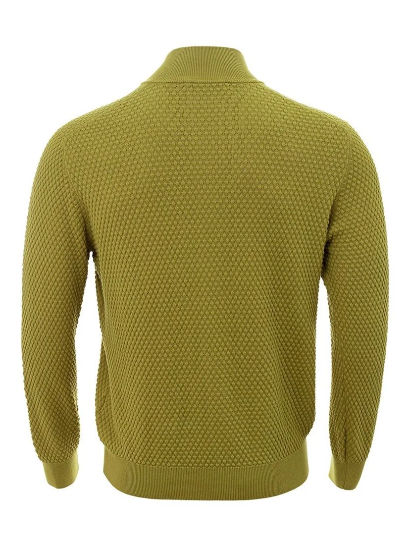 Yellow Cotton Cardigan