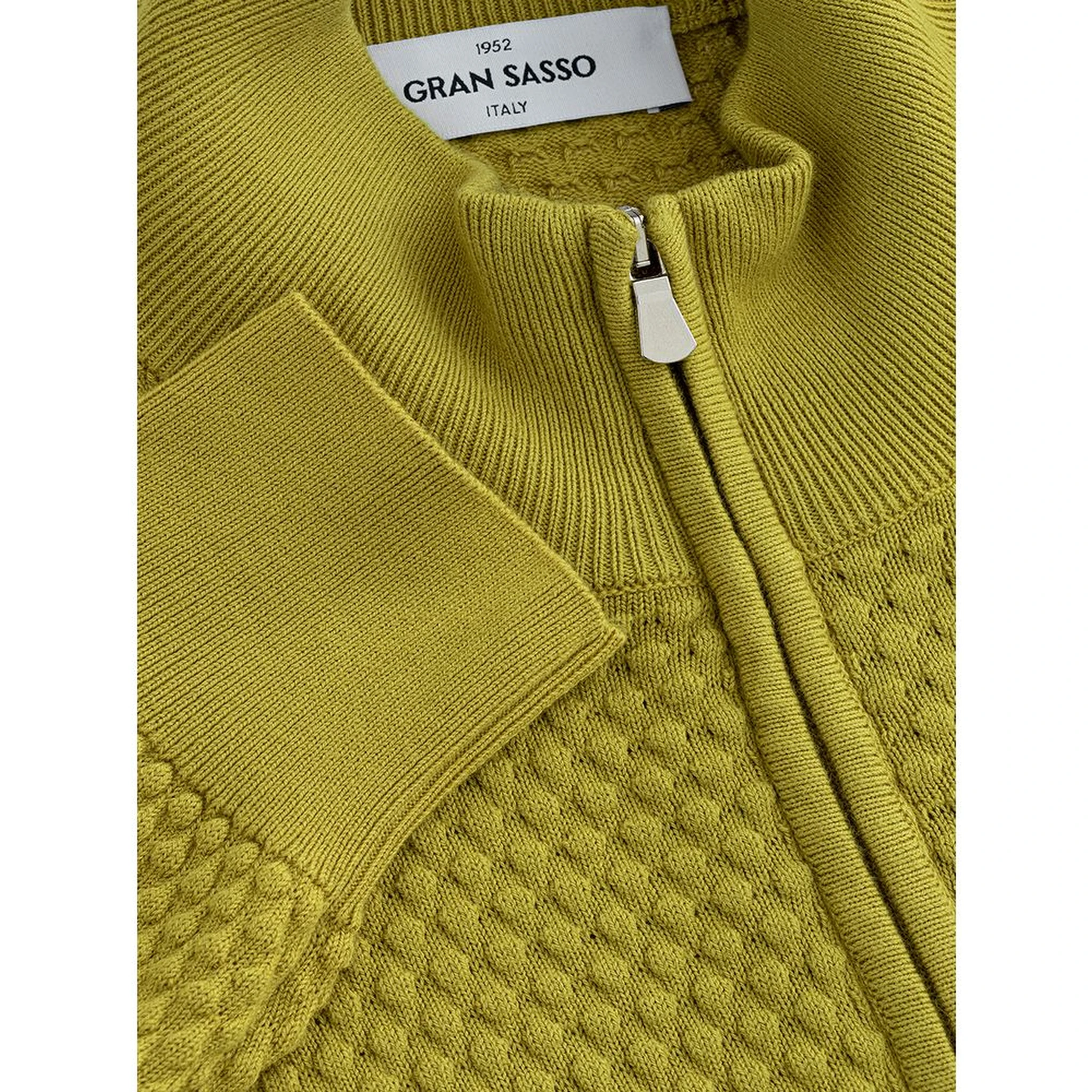 Yellow Cotton Cardigan