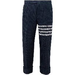 Blue Marabou Casual Pants